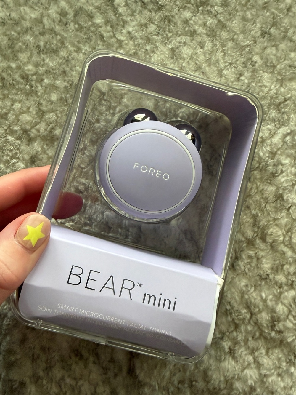 FOREO BEAR MINI Facial Toning Device Lavender Microcurrent - Picture 9 of 10